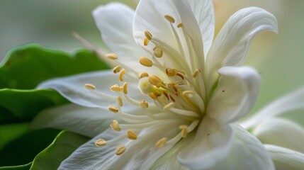 A white coffee blossom, hinting at the promise of abundant fruit and future harvests.