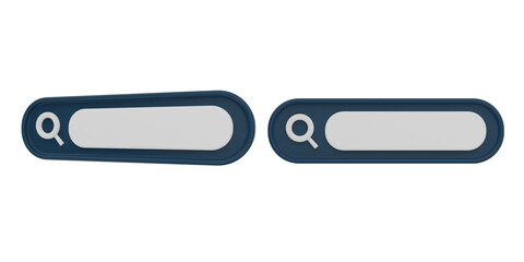 3d search engine. Marketing 3D Set. Transparent Background