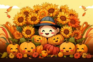 Harvest decorations - Generative AI