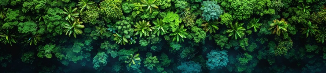 This aerial perspective offers a glimpse into the hidden world of the rainforest, where towering trees and tangled undergrowth conceal secrets known only to those who dare to explore its depths.