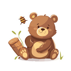 Fototapeta premium cute teddy bear vector