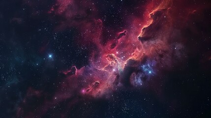 Obraz premium Astronaut Exploring the Universe: Spacewalk Sci-Fi Wallpaper