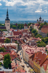 Obraz premium Old town of Tallinn in Estonia