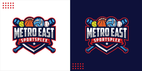 Creative sports club logo, Design Inspiration, Illustration, Vector