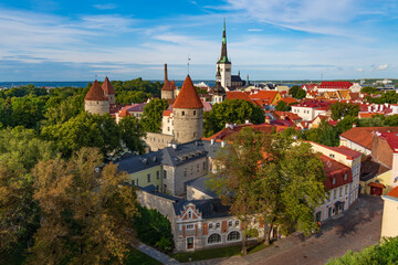 Fototapeta premium Old town of Tallinn in Estonia