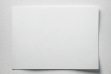 Obraz premium blank white paper on white background