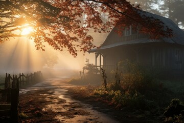 Foggy mornings - Generative AI