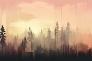 Foggy mornings - Generative AI