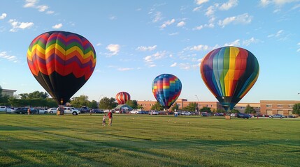 Obraz premium Colorful Air Balloon