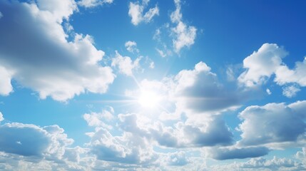 Fototapeta premium beautiful sky ,clear sky, cloud background
