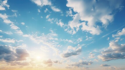 Fototapeta premium beautiful sky ,clear sky, cloud background