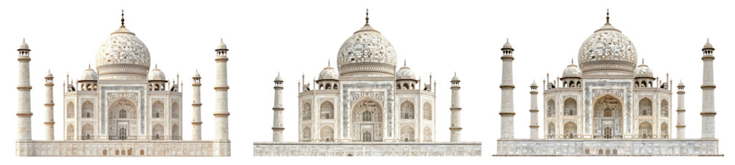 Obraz premium Taj mahal png on transparent background