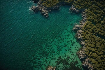 Fototapeta premium view of the sea
