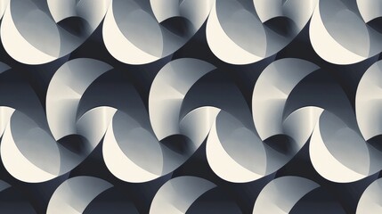 seamless pattern, dark grey and white geometric design with a subtle gradient in the background 