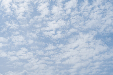 blue sky with white clouds