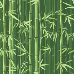 Fototapeta premium seamless pattern of bamboo stalks