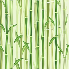 Naklejka premium seamless pattern of bamboo stalks
