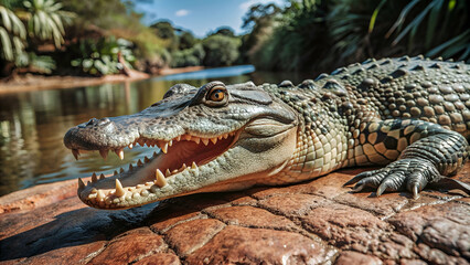 Obraz premium Saltwater Crocodile 