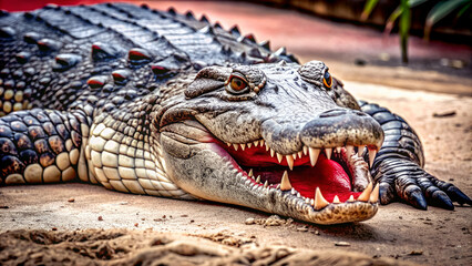 Obraz premium Saltwater Crocodile 