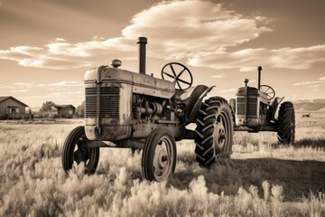 Vintage tractors - Generative AI