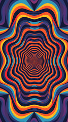 Obraz premium Hypnotic phone background, the wonder of staring at it, which can be used in a variety of graphic designs.