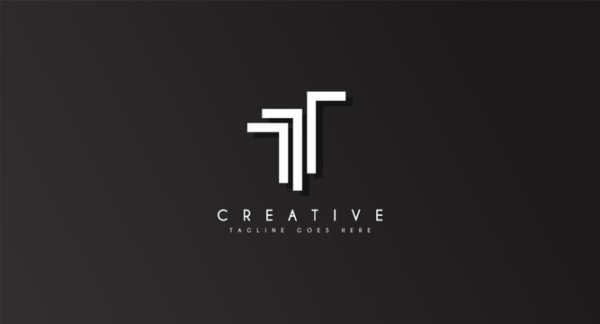 Initial Letter T logo design vector illustration. - Powered by Adobe