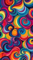 Hypnotic phone background,  the wonder of staring at it, which can be used in a variety of graphic designs.