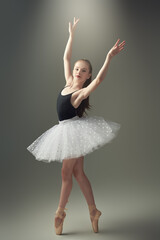Naklejka premium ballet dancer girl
