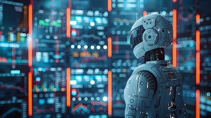 Futuristic Powered Financial Trading Platform with Real Time Market Analytics and Visualization