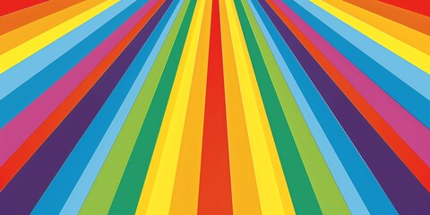 Rainbow spectrum, dispersion of light into its constituent colors