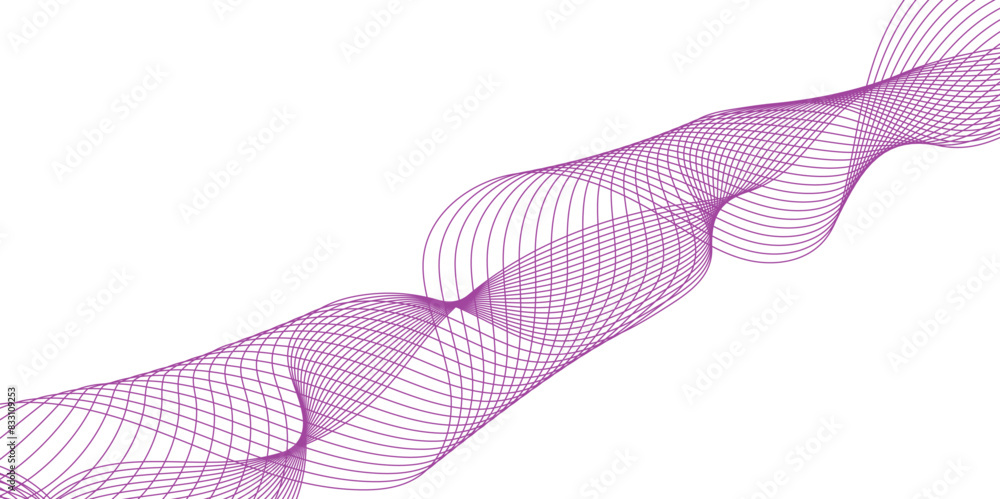 Poster abstract wave line for banner, template, wallpaper background. abstract wave element for design. dig