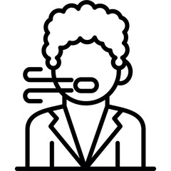 Deep Breathing  icon