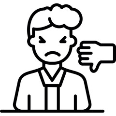 Obraz premium Loser icon