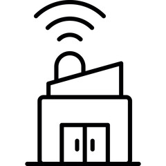 Obraz premium Smart Factory icon