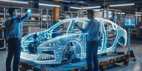  Futuristic Car Design Workshop,  Engineers Innovating in Auto Industry