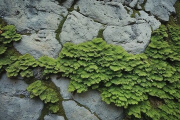 Obraz premium moss on stone