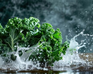 Photo of a fresh kale
