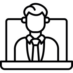 new line icon design