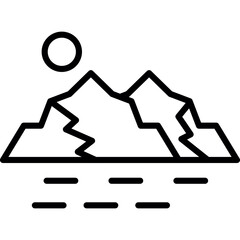 new line icon design