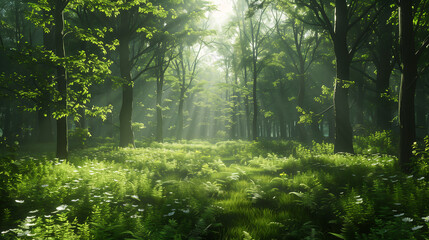 Obraz premium Environment Earth Day In the hands of trees growing seedlings. Bokeh green Background Female hand holding tree on nature field grass Forest conservation concept. Trees are planted on the ground.