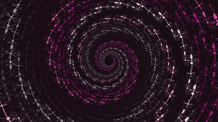 Abstract vortex style round spinning creative big data minimalist background.