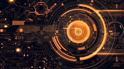  Abstract technological background 