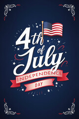 4th of July Happy Independence Day USA