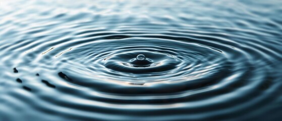 Calm water ripples creating an abstract pattern, ideal for minimalist decor and luxury branding