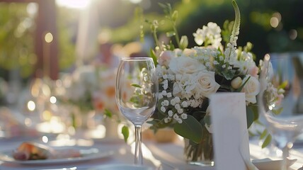Country Garden Wedding Celebration with Wine and Music 