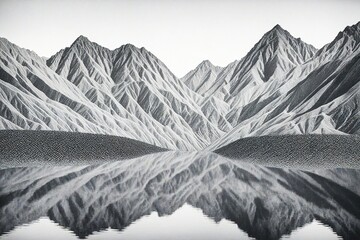 snow covered mountains