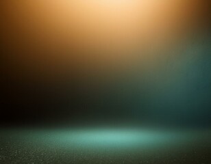 Obraz premium Grainy Glow: Teal and Black Background with Bright Light