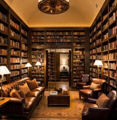 library room with books