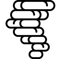 tornado line icon
