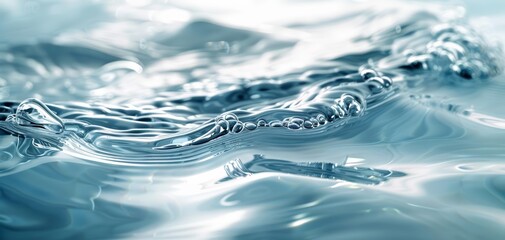 Soft and tranquil water ripples, representing luxury and serenity for branding purposes